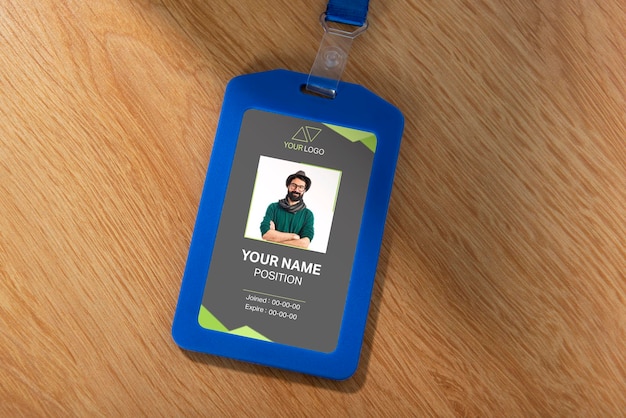 business ID Card Mockup