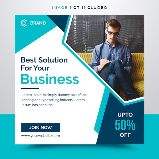 Business instagram banner template