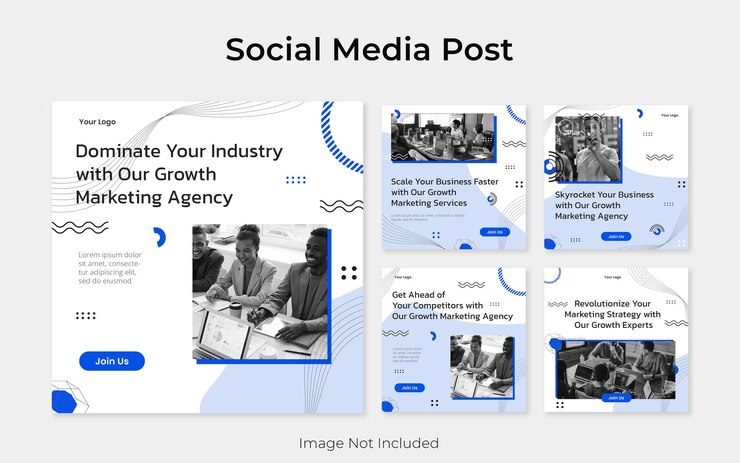 PSD 商业 instagram 帖子设置模板