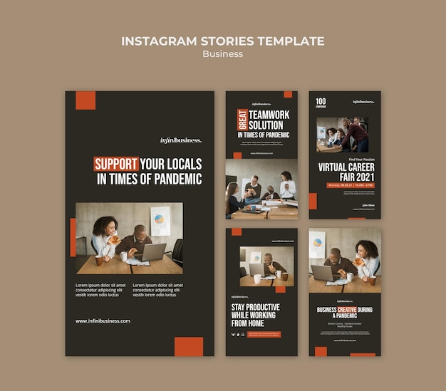 Business instagram stories