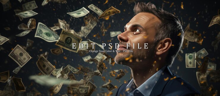 PSD business man rich millionaire