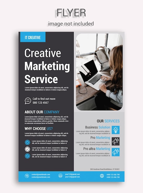 PSD business marketing flyer