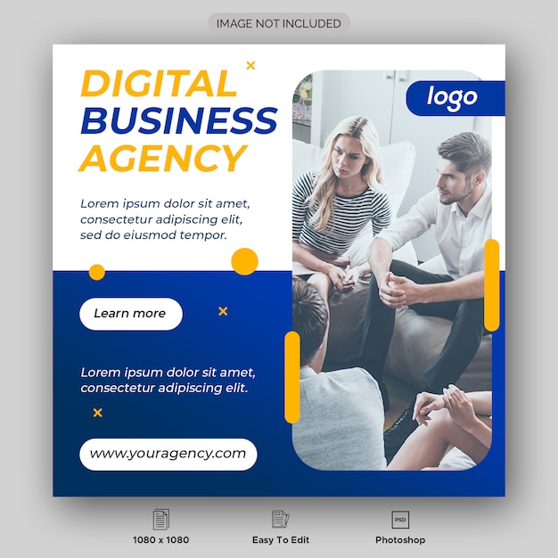 PSD business marketing social media post banner