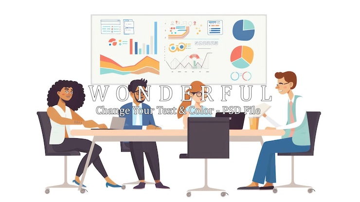PSD business meeting illustration
