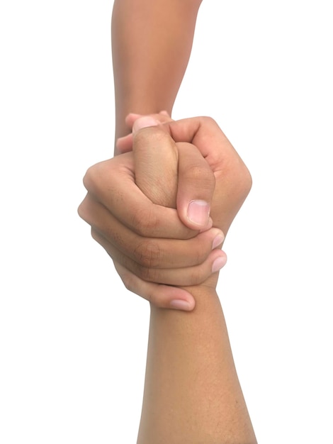 Business people shaking hands transparent background