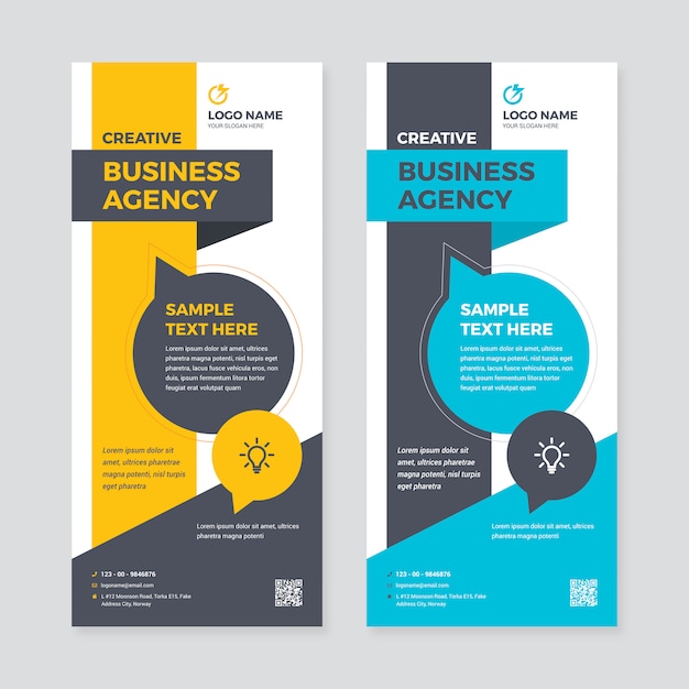 PSD business roll up banner template