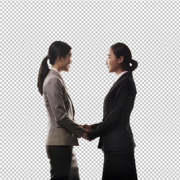 PSD business shake hand