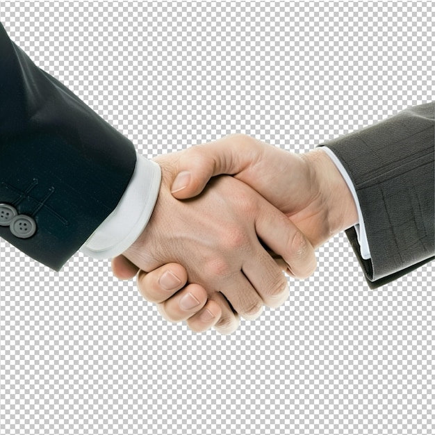 PSD business shake hand