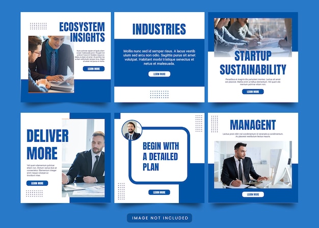 PSD business social media template