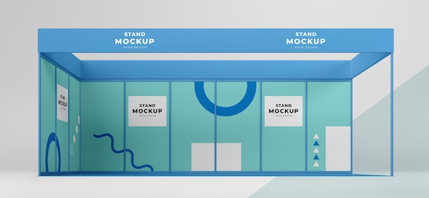 business stand and booth mock-up