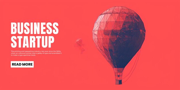 Premium PSD | Business startup concept background