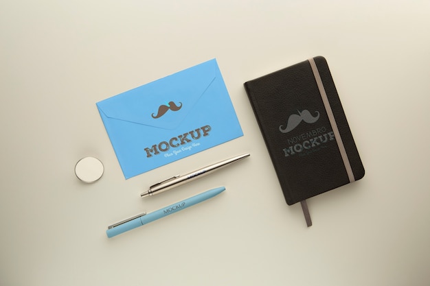 business stationery collection mockup