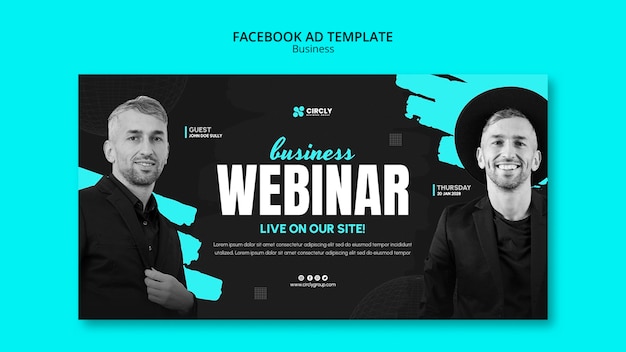 PSD business strategy facebook template