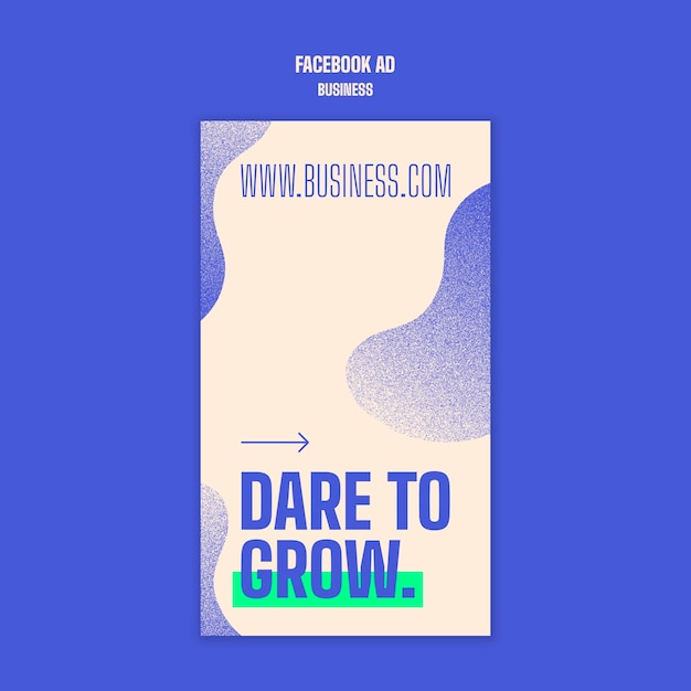 business strategy facebook template
