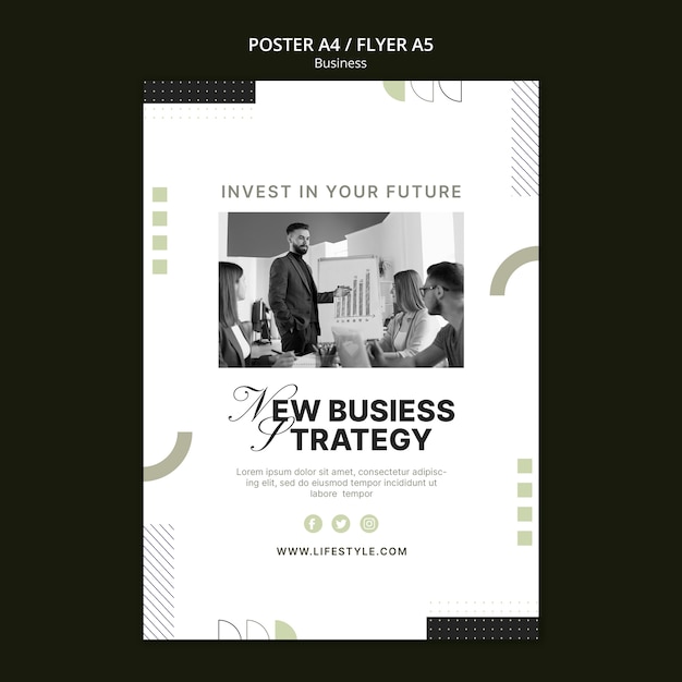 Business template design