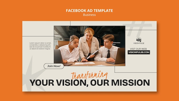 PSD business template design