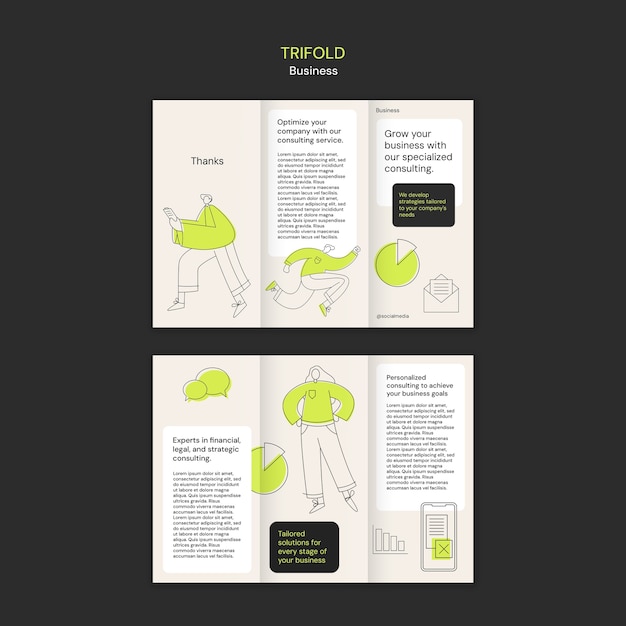 Business template design