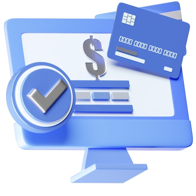PSD business toolset pack 3d payment icon