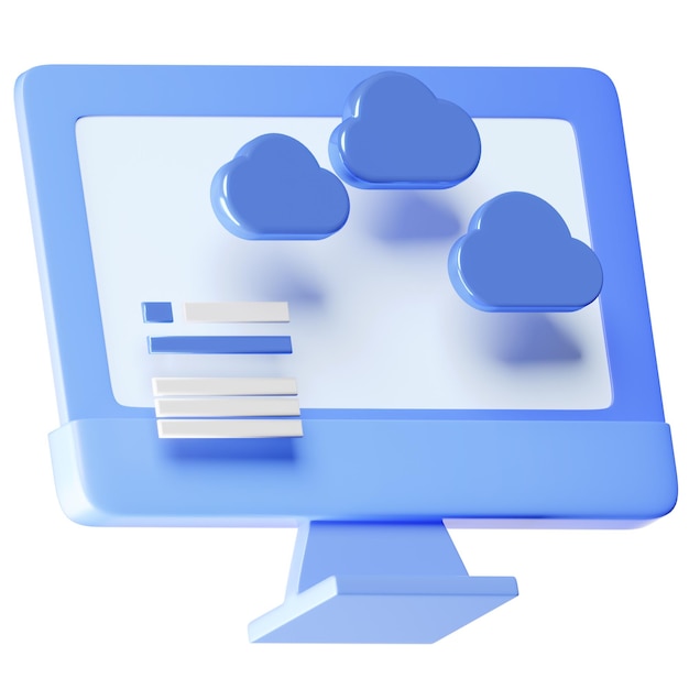 PSD business toolset pack3d cloud icon