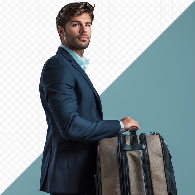 Business travel concept with businessman