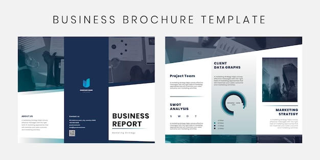 PSD business trifold brochure psd editable templates