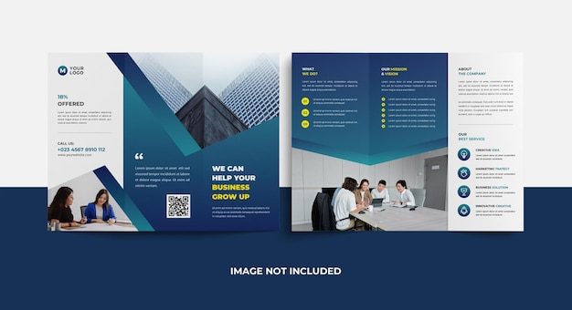 Business Trifold Flyer Template Design