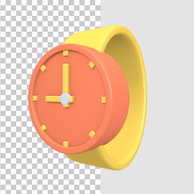 비즈니스 시계 개체 3d 아이콘