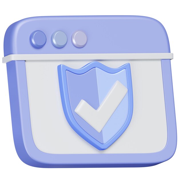 Business web security finance suite pack 3d web security icon