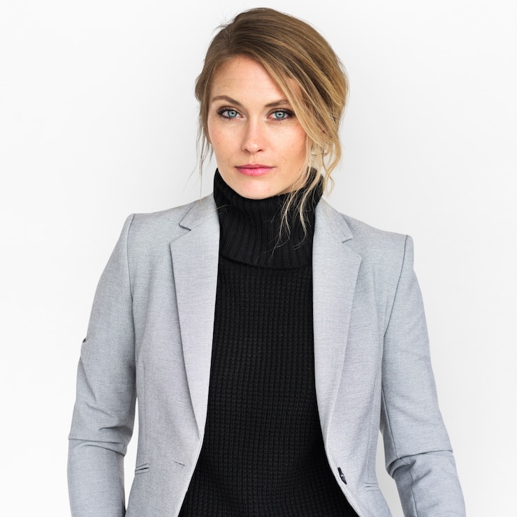 PSD деловая женщина cool look concept