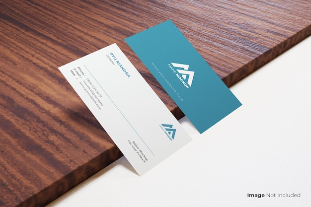 Businesscardmakietadesignonwood