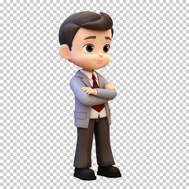 Businessman cartoon isolated