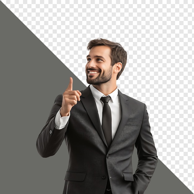 Businessmen with transparent background