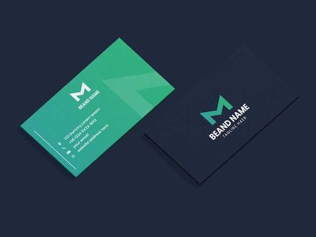 PSD bussiness card mockup