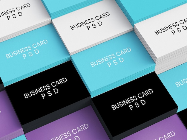 PSD bussiness card mockup