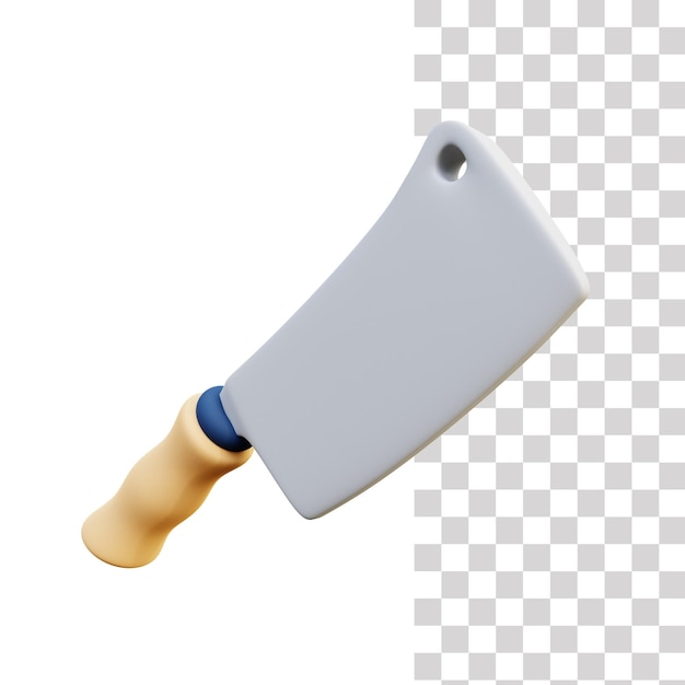 Butcher knife 3d icon