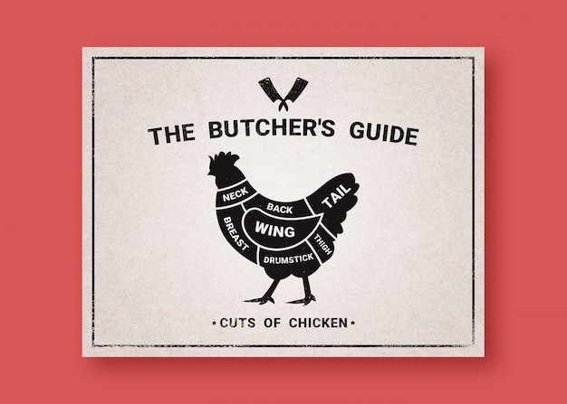 PSD butchers guide for cuts of chicken