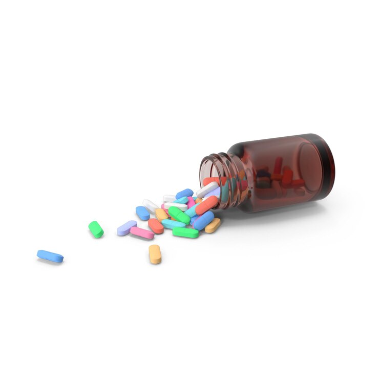 PSD butelka leków do zastosowań farmaceutycznych wysokiej jakości opakowania
