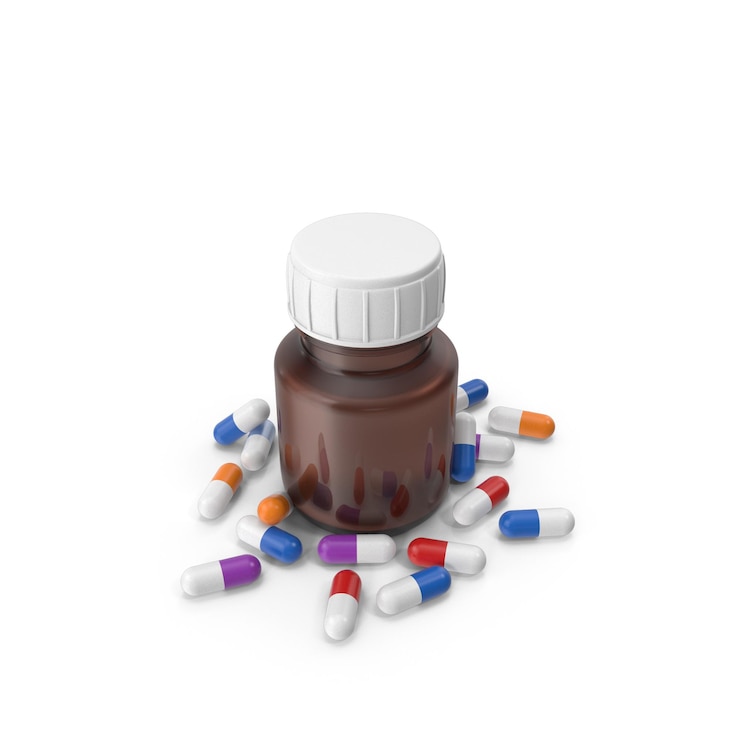 PSD butelka leków do zastosowań farmaceutycznych wysokiej jakości opakowania