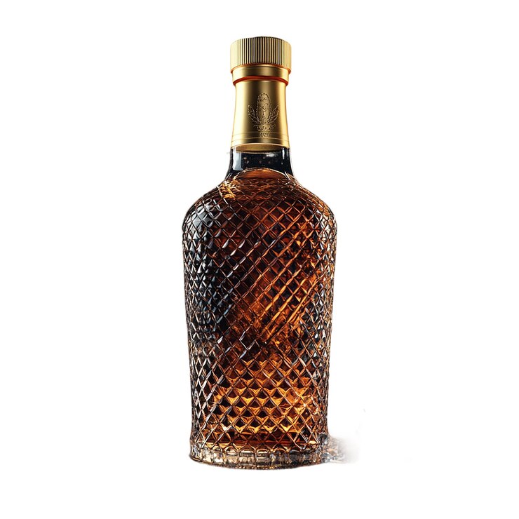 PSD butelka whisky premium.