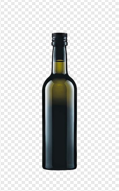 PSD butelka wina z czarną etykietą z napisem 