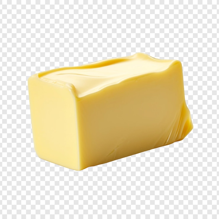 PSD 透明な背景にバターを隔離する