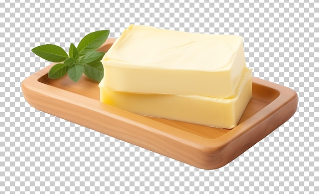 PSD butter isolated on transparent background