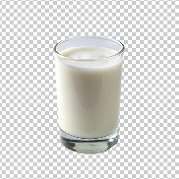 PSD butter milk in glass png