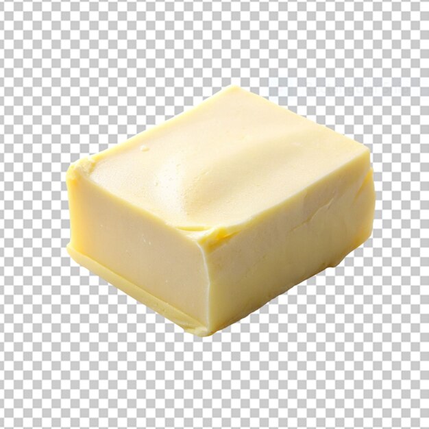 PSD butter on white background