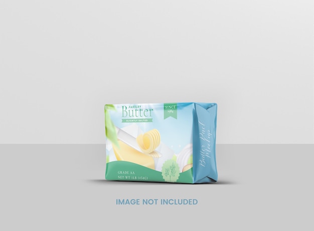 Butter wrap pack mockup