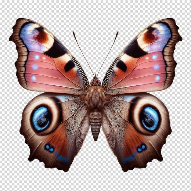 PSD a butterfly and a butterfly on a transparent background