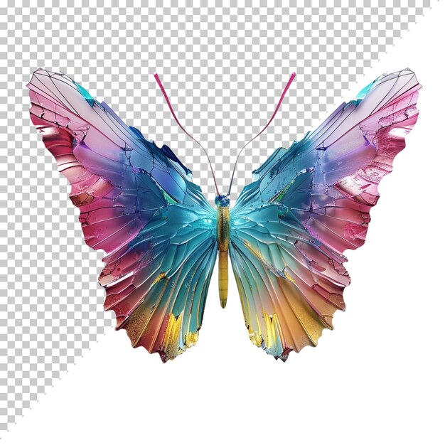 Butterfly realistic isolated