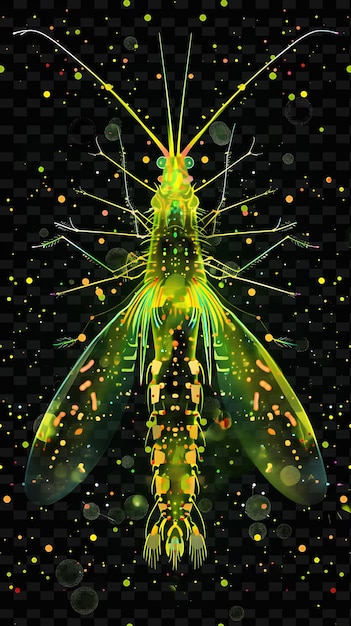 PSD a butterfly that is made of green and yellow