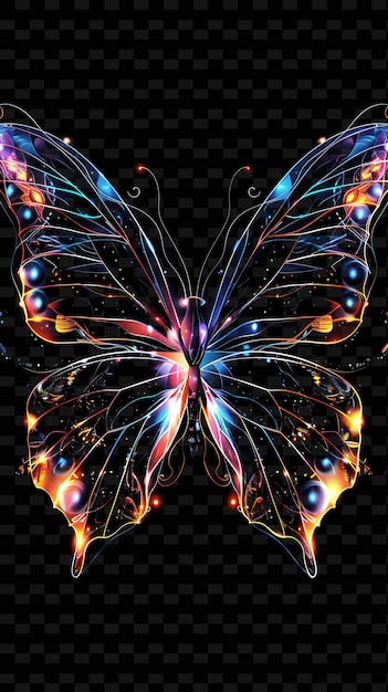 A butterfly with the colors of the universe