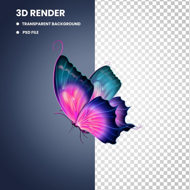 PSD 蝶